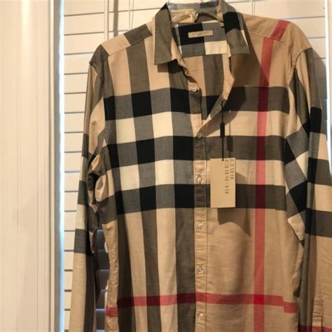 burberry brit shirt free shipping|authentic burberry shirt.